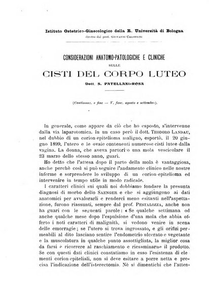 Il morgagni giornale indirizzato al progresso della medicina. Parte 1., Archivio o Memorie originali