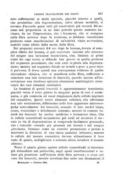 Il morgagni giornale indirizzato al progresso della medicina. Parte 1., Archivio o Memorie originali