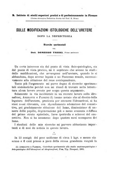 Il morgagni giornale indirizzato al progresso della medicina. Parte 1., Archivio o Memorie originali