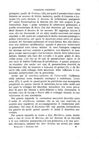 Il morgagni giornale indirizzato al progresso della medicina. Parte 1., Archivio o Memorie originali