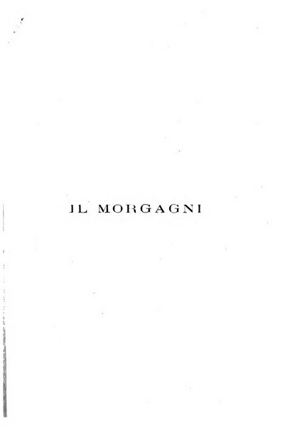 Il morgagni giornale indirizzato al progresso della medicina. Parte 1., Archivio o Memorie originali