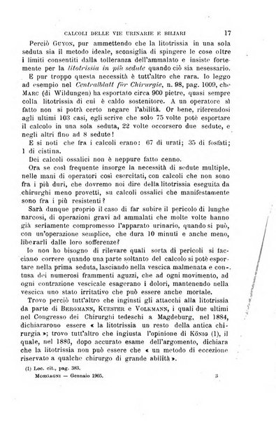 Il morgagni giornale indirizzato al progresso della medicina. Parte 1., Archivio o Memorie originali