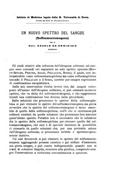 Il morgagni giornale indirizzato al progresso della medicina. Parte 1., Archivio o Memorie originali