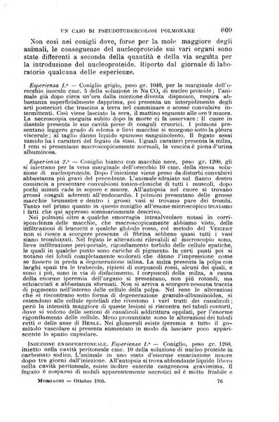 Il morgagni giornale indirizzato al progresso della medicina. Parte 1., Archivio o Memorie originali