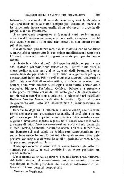 Il morgagni giornale indirizzato al progresso della medicina. Parte 1., Archivio o Memorie originali