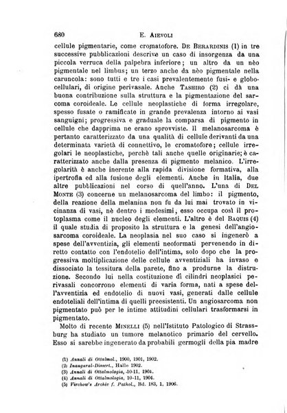 Il morgagni giornale indirizzato al progresso della medicina. Parte 1., Archivio o Memorie originali