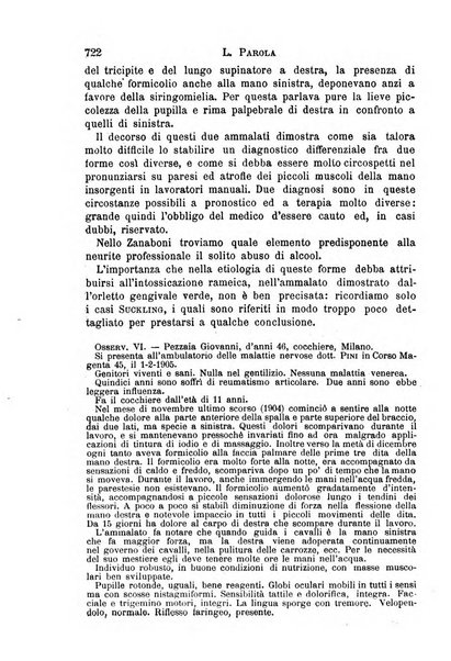 Il morgagni giornale indirizzato al progresso della medicina. Parte 1., Archivio o Memorie originali