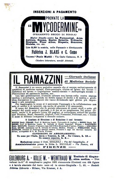 Il morgagni giornale indirizzato al progresso della medicina. Parte 1., Archivio o Memorie originali