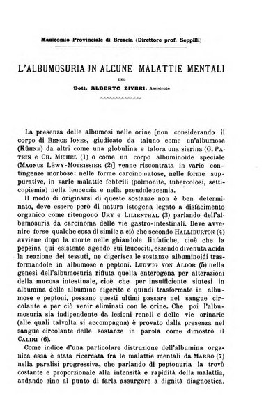 Il morgagni giornale indirizzato al progresso della medicina. Parte 1., Archivio o Memorie originali