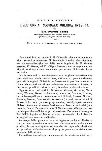 Il morgagni giornale indirizzato al progresso della medicina. Parte 1., Archivio o Memorie originali