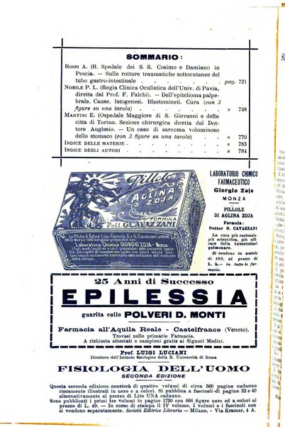 Il morgagni giornale indirizzato al progresso della medicina. Parte 1., Archivio o Memorie originali