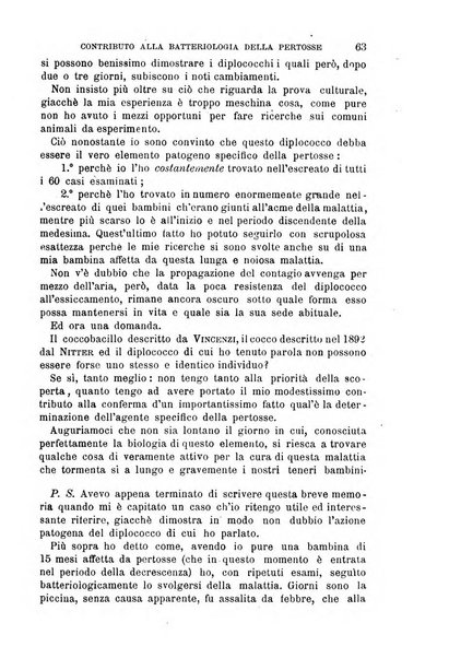 Il morgagni giornale indirizzato al progresso della medicina. Parte 1., Archivio o Memorie originali