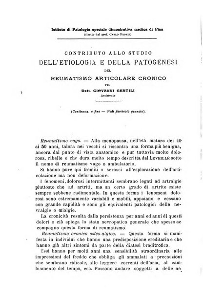 Il morgagni giornale indirizzato al progresso della medicina. Parte 1., Archivio o Memorie originali