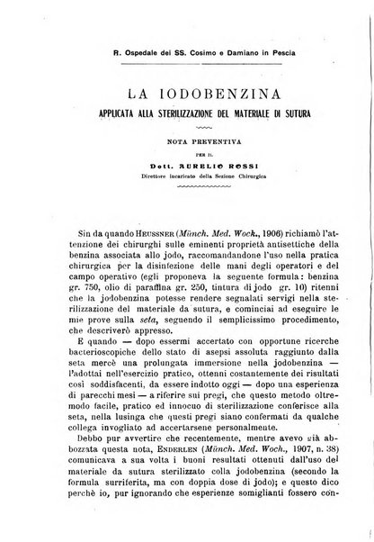 Il morgagni giornale indirizzato al progresso della medicina. Parte 1., Archivio o Memorie originali