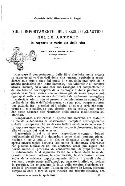 Il morgagni giornale indirizzato al progresso della medicina. Parte 1., Archivio o Memorie originali