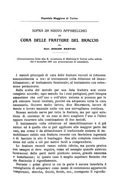 Il morgagni giornale indirizzato al progresso della medicina. Parte 1., Archivio o Memorie originali