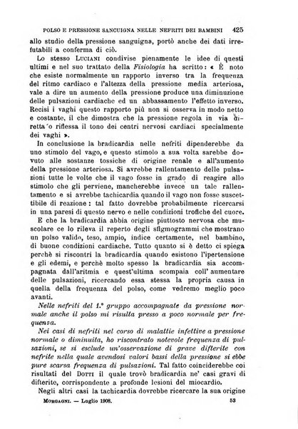 Il morgagni giornale indirizzato al progresso della medicina. Parte 1., Archivio o Memorie originali