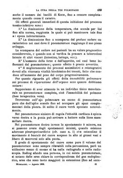 Il morgagni giornale indirizzato al progresso della medicina. Parte 1., Archivio o Memorie originali