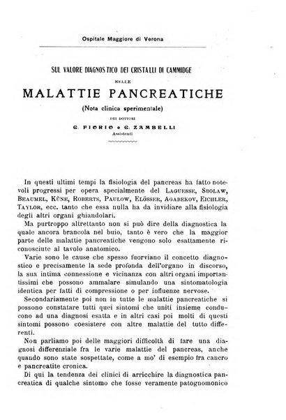 Il morgagni giornale indirizzato al progresso della medicina. Parte 1., Archivio o Memorie originali