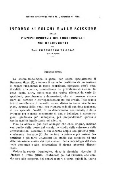 Il morgagni giornale indirizzato al progresso della medicina. Parte 1., Archivio o Memorie originali