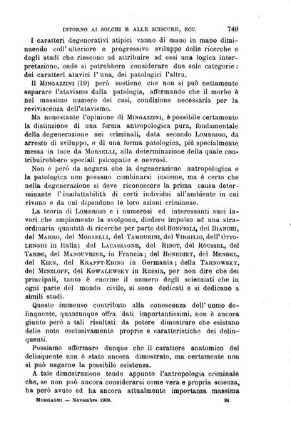 Il morgagni giornale indirizzato al progresso della medicina. Parte 1., Archivio o Memorie originali