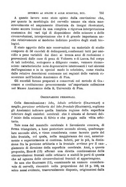 Il morgagni giornale indirizzato al progresso della medicina. Parte 1., Archivio o Memorie originali