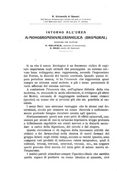 Il morgagni giornale indirizzato al progresso della medicina. Parte 1., Archivio o Memorie originali