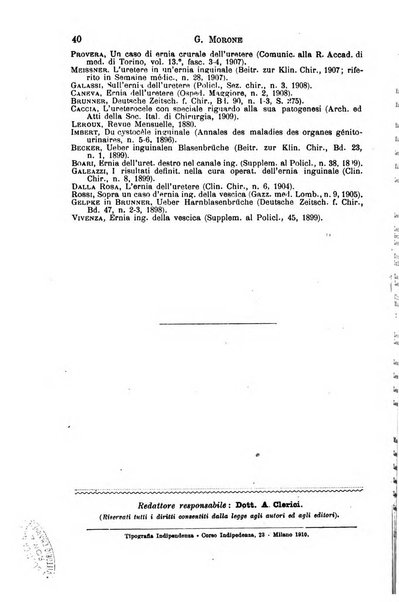 Il morgagni giornale indirizzato al progresso della medicina. Parte 1., Archivio o Memorie originali