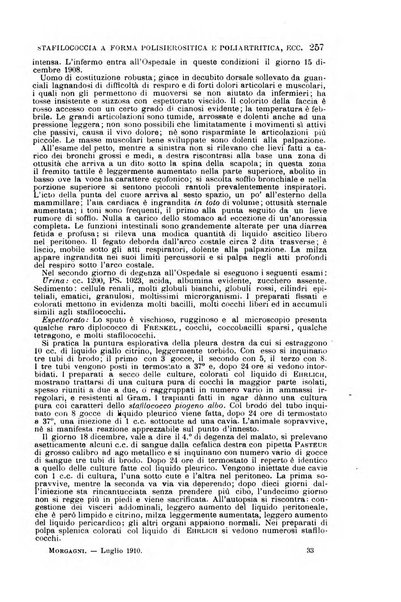 Il morgagni giornale indirizzato al progresso della medicina. Parte 1., Archivio o Memorie originali