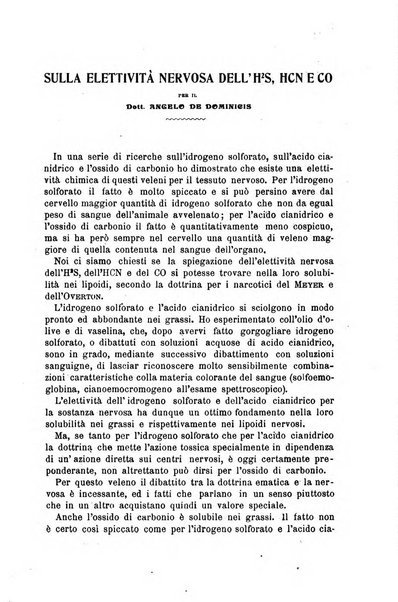 Il morgagni giornale indirizzato al progresso della medicina. Parte 1., Archivio o Memorie originali