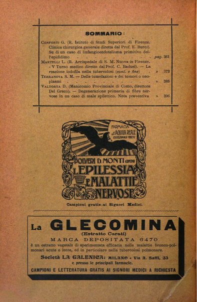 Il morgagni giornale indirizzato al progresso della medicina. Parte 1., Archivio o Memorie originali