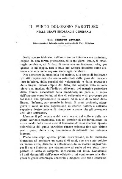 Il morgagni giornale indirizzato al progresso della medicina. Parte 1., Archivio o Memorie originali