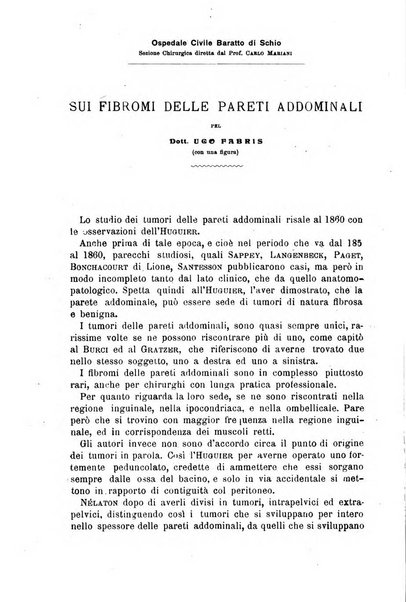 Il morgagni giornale indirizzato al progresso della medicina. Parte 1., Archivio o Memorie originali