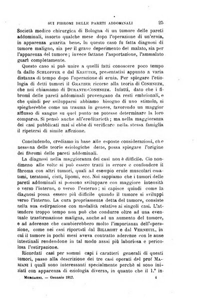 Il morgagni giornale indirizzato al progresso della medicina. Parte 1., Archivio o Memorie originali