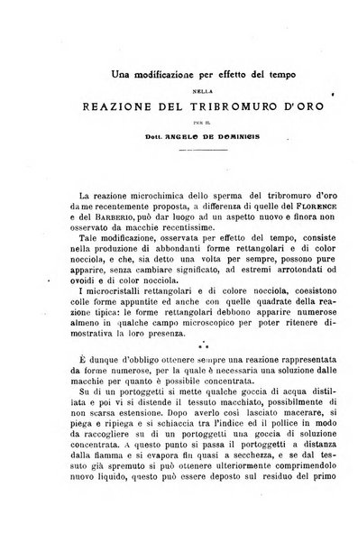 Il morgagni giornale indirizzato al progresso della medicina. Parte 1., Archivio o Memorie originali