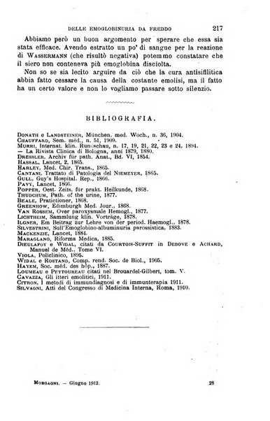 Il morgagni giornale indirizzato al progresso della medicina. Parte 1., Archivio o Memorie originali