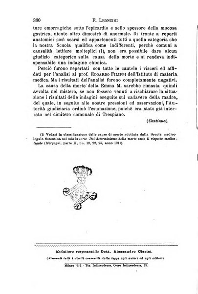 Il morgagni giornale indirizzato al progresso della medicina. Parte 1., Archivio o Memorie originali