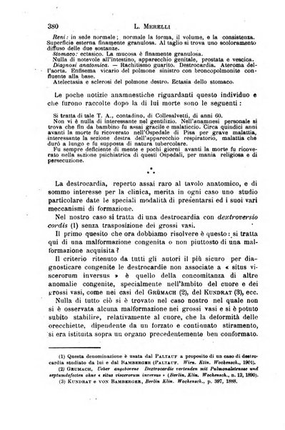 Il morgagni giornale indirizzato al progresso della medicina. Parte 1., Archivio o Memorie originali