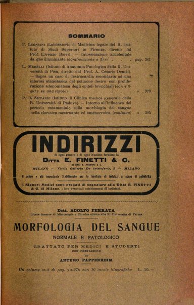 Il morgagni giornale indirizzato al progresso della medicina. Parte 1., Archivio o Memorie originali