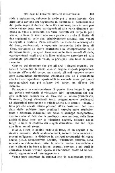 Il morgagni giornale indirizzato al progresso della medicina. Parte 1., Archivio o Memorie originali