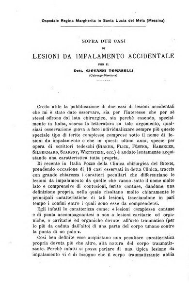 Il morgagni giornale indirizzato al progresso della medicina. Parte 1., Archivio o Memorie originali