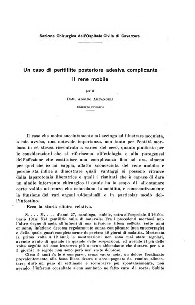 Il morgagni giornale indirizzato al progresso della medicina. Parte 1., Archivio o Memorie originali