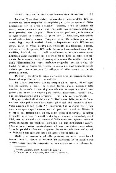 Il morgagni giornale indirizzato al progresso della medicina. Parte 1., Archivio o Memorie originali