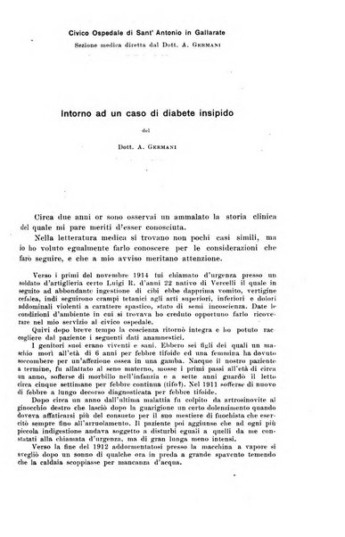 Il morgagni giornale indirizzato al progresso della medicina. Parte 1., Archivio o Memorie originali