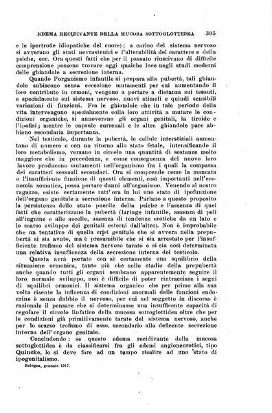 Il morgagni giornale indirizzato al progresso della medicina. Parte 1., Archivio o Memorie originali