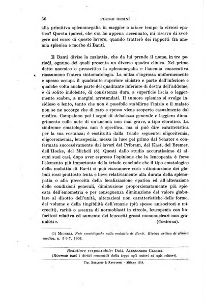 Il morgagni giornale indirizzato al progresso della medicina. Parte 1., Archivio o Memorie originali