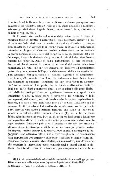 Il morgagni giornale indirizzato al progresso della medicina. Parte 1., Archivio o Memorie originali