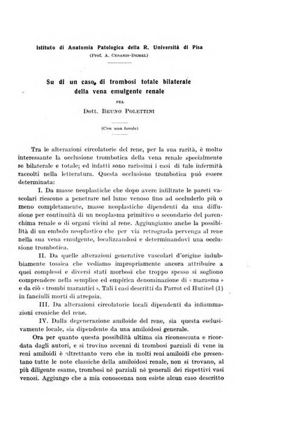 Il morgagni giornale indirizzato al progresso della medicina. Parte 1., Archivio o Memorie originali