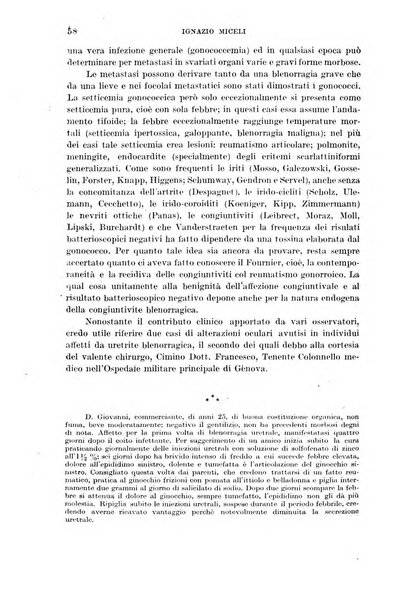 Il morgagni giornale indirizzato al progresso della medicina. Parte 1., Archivio o Memorie originali