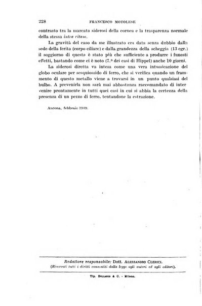 Il morgagni giornale indirizzato al progresso della medicina. Parte 1., Archivio o Memorie originali